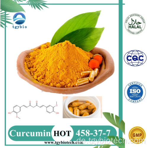 Tumerisches Extraktpulver 95% Curcumin-Kurkumin Curcumin